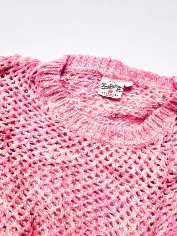 Superdry Knit Top - Persian Pink, M