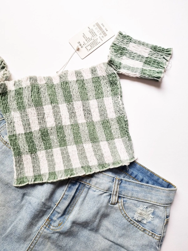 Smocked Top - Acapulco, XS