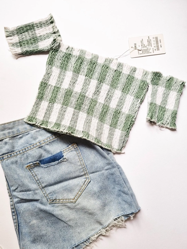 Smocked Top - Acapulco, XS