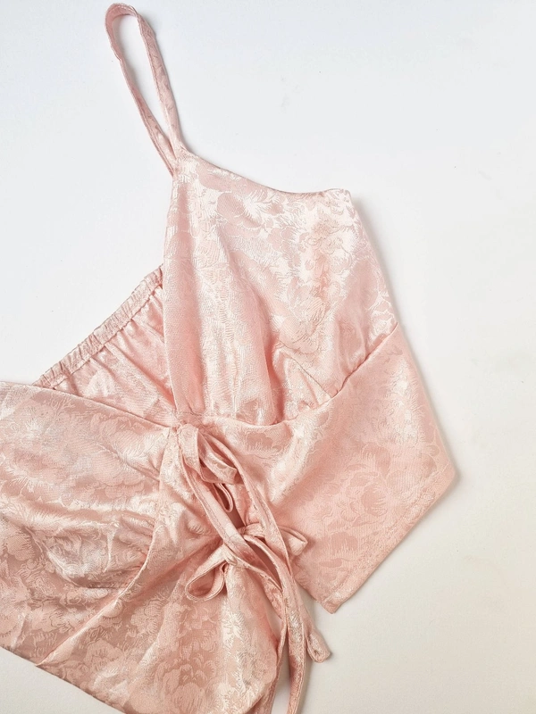 Silk Top - S, Pale Rose