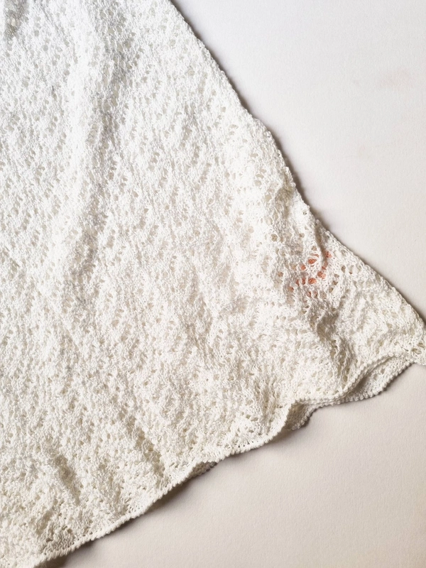 Knit skirt - White, 24 - 28 In