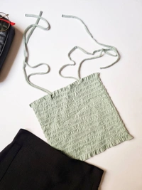 Wild fable Smocked top - Xs, Pixie Green