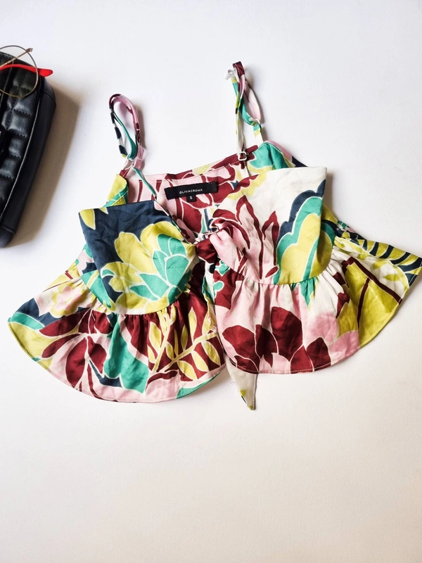 Olivaceous Tieable Top - XS