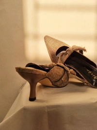 Mast & Harbour  Kitten heels - Brown, Euro 36/ UK 3