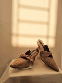 Mast & Harbour  Kitten heels - Brown, Euro 36/ UK 3