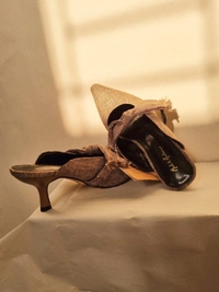 Mast & Harbour  Kitten heels - Brown, Euro 36/ UK 3