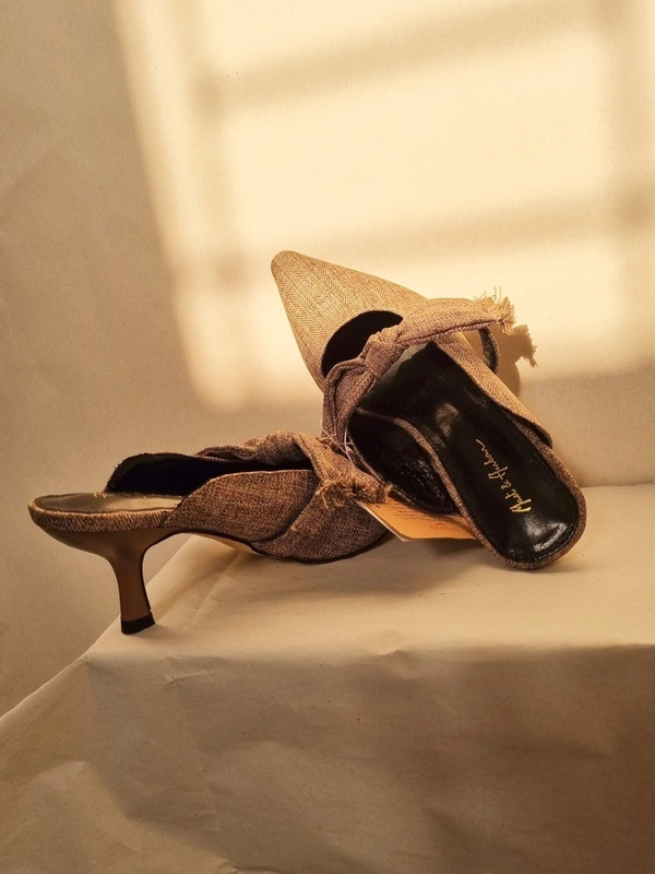 Mast & Harbour  Kitten heels - Brown, Euro 36/ UK 3
