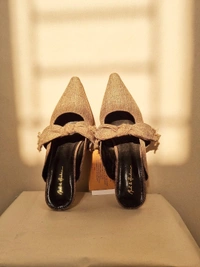 Mast & Harbour  Kitten heels - Brown, Euro 36/ UK 3