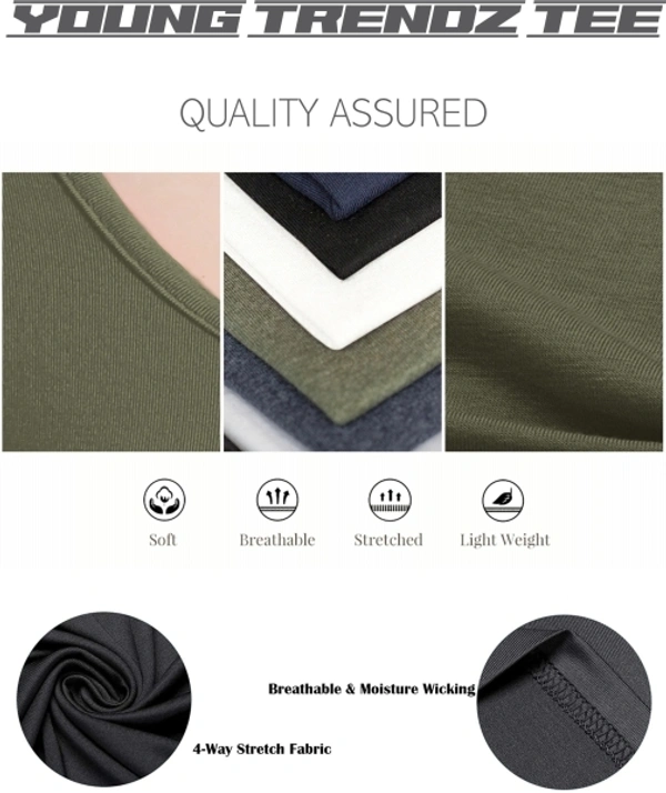 Young trendz Solid Women Round Neck  - M