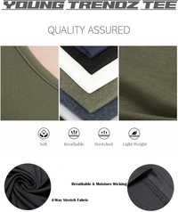 Young trendz Solid Women Round Neck  - XL