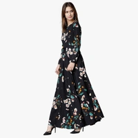Tokyo Talkies Women Maxi Black Dress - M