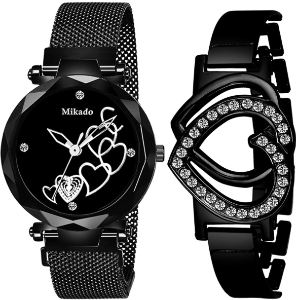 MIKADO Watch And Bracelet Analog Watch   - 