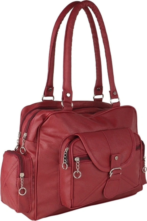 Ritupal COLLECTION Women Maroon Satchel