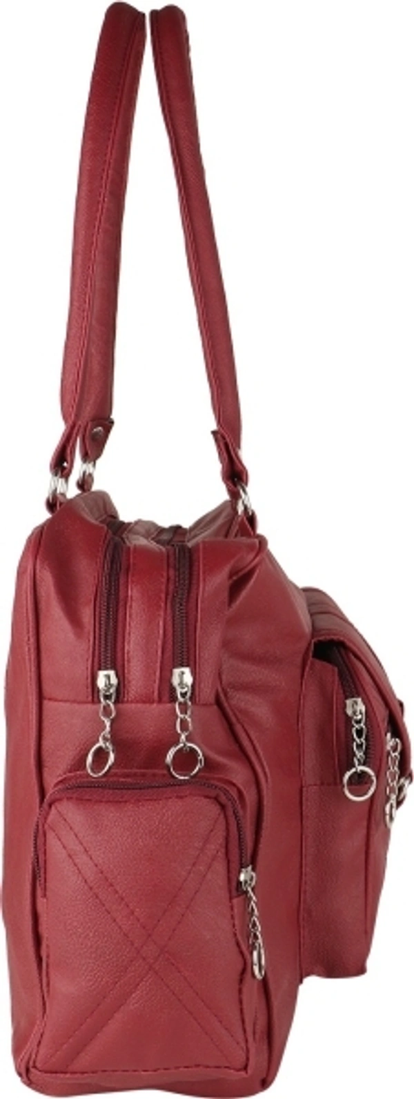 Ritupal COLLECTION Women Maroon Satchel