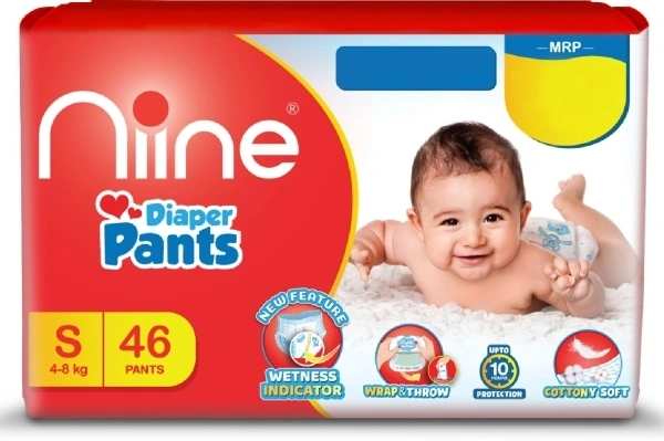 niine Cottony Soft Baby Diaper Pants  - S