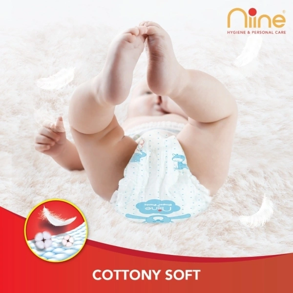 niine Cottony Soft Baby Diaper Pants  - S