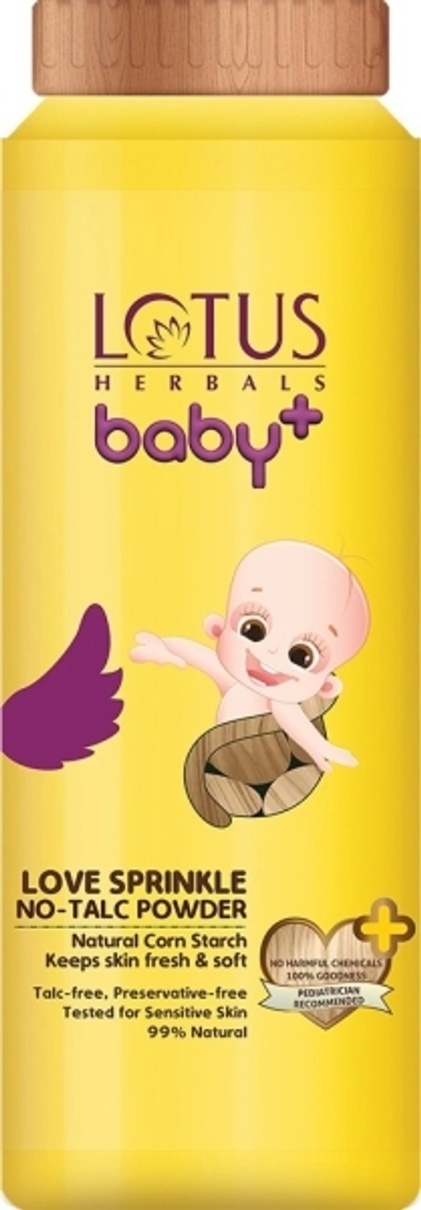 LOTUS HERBALS Baby Plus Love Sprinkle No Talc Powder Pack Of 2 