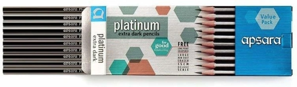 APSARA Platinum Extra Dark Pencils 