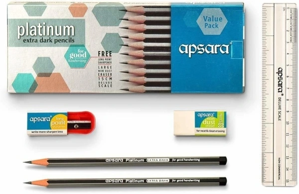 APSARA Platinum Extra Dark Pencils 