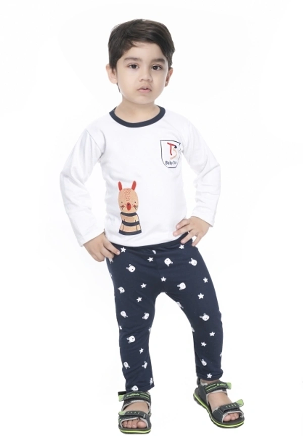 new gen Boys Applique Pure Cotton T Shirt - 2-3 Years 