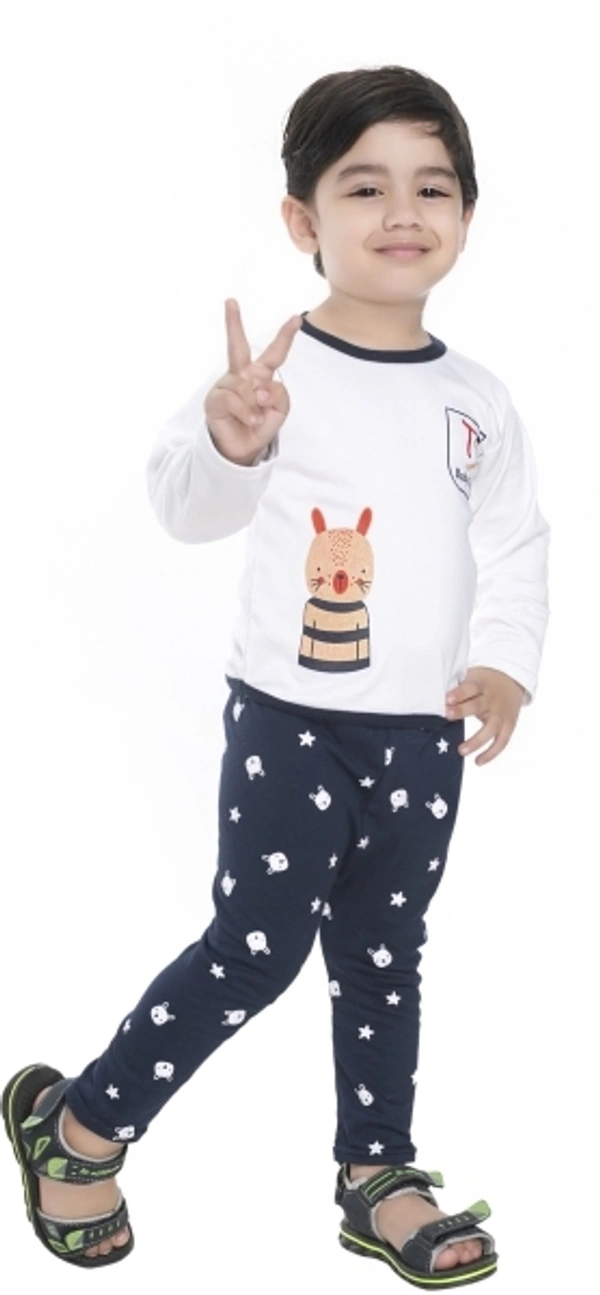 new gen Boys Applique Pure Cotton T Shirt - 3-4 Years 