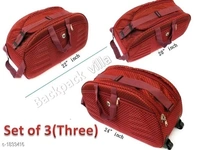 Trendy Men's Pack of 3  Duffel Bags(SS1833411)  - Grey