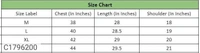  Polyester Blend Printed Half Sleeves T-Shirts(SC1796200)  - XXL 