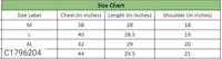  Polyester Blend Printed Half Sleeves T-Shirts(SC1796204)  - M