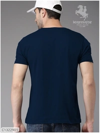  Horse & Ride Cotton Solid Half Sleeves T-Shirt(SC1322901)  - XXL 