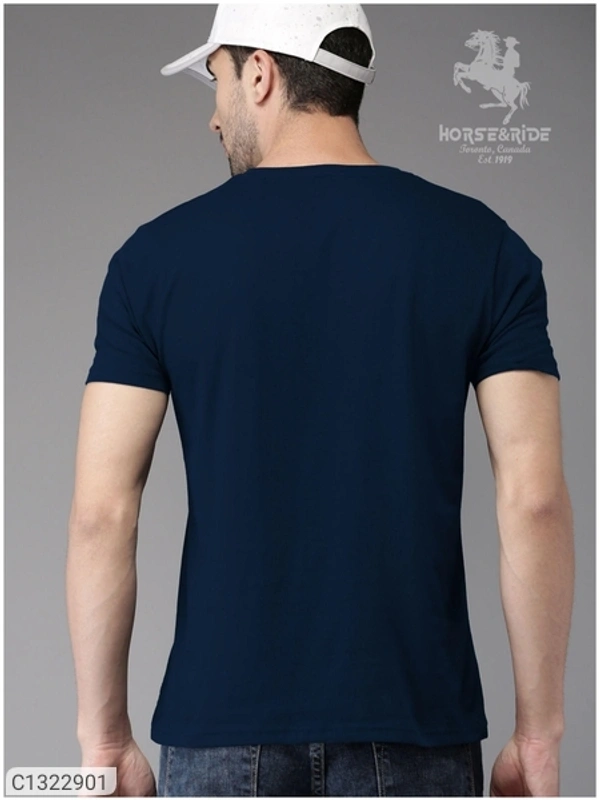  Horse & Ride Cotton Solid Half Sleeves T-Shirt(SC1322901)  - XXL 