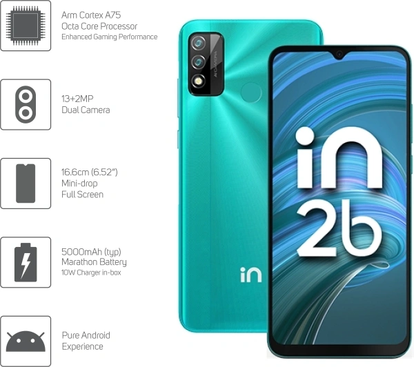 Micromax IN 2B (Green, 64 GB)