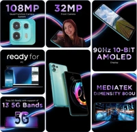 MOTOROLA Edge 20 Fusion (Cyber Teal, 128 GB)