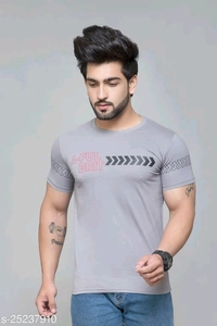 DevHim Cotton Round Neck Half Sleeve T-shirt (SS25237873)  - Maroon, XL 