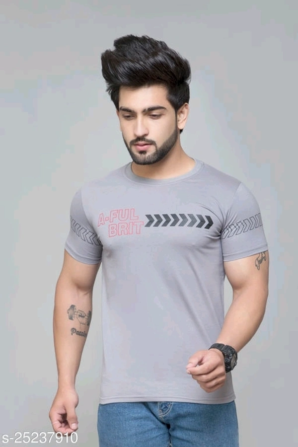 DevHim Cotton Round Neck Half Sleeve T-shirt (SS25237873)  - Maroon, XL 
