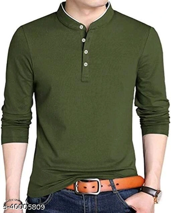 Urbane Fashionable Men Tshirts(SS40005808)  - Green, M