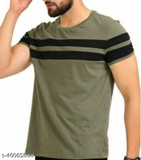 Urbane Fashionable Men Tshirts(SS40005808)  - Green, M