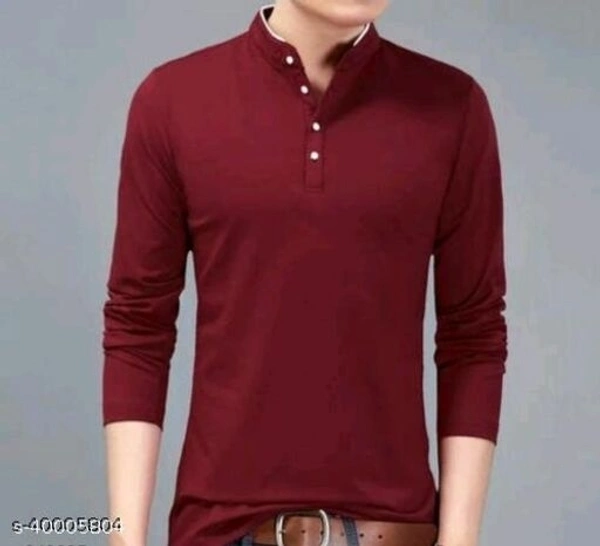 Urbane Fashionable Men Tshirts(SS40005808)  - Maroon, M