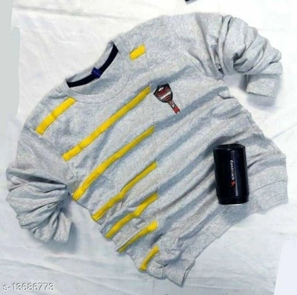 Classic Partywear Men Tshirts(SS13686774)  - Grey, M