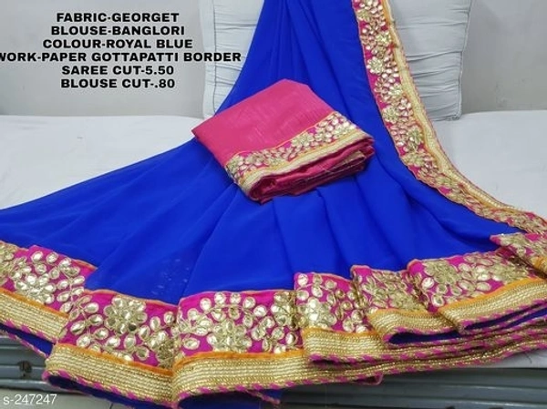 Stylish Designer Saree(SS247244)  - Blue