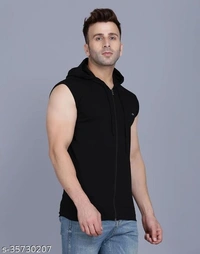 Men's Casual Hooded Tshirt(SS35730207)  - L