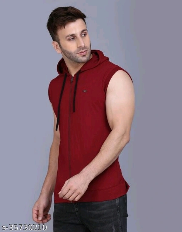 Men's Casual Hooded Tshirt(SS35730207)  - S