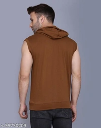 Men's Casual Hooded Tshirt(SS35730207)  - L