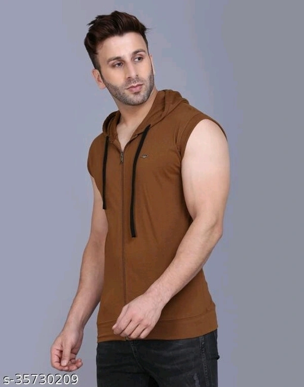 Men's Casual Hooded Tshirt(SS35730207)  - L