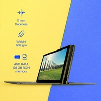Lenovo Tab Ideapad Duet 3 with Bluetooth Keyboard and Digital Pen 4 GB RAM 128 GB ROM 10.3 inches with Wi-Fi Only Tablet 