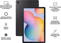 SAMSUNG Galaxy Tab S6 Lite 4 GB RAM 64 GB ROM 10.4 inch with Wi-Fi+4G Tablet (Oxford Grey)
