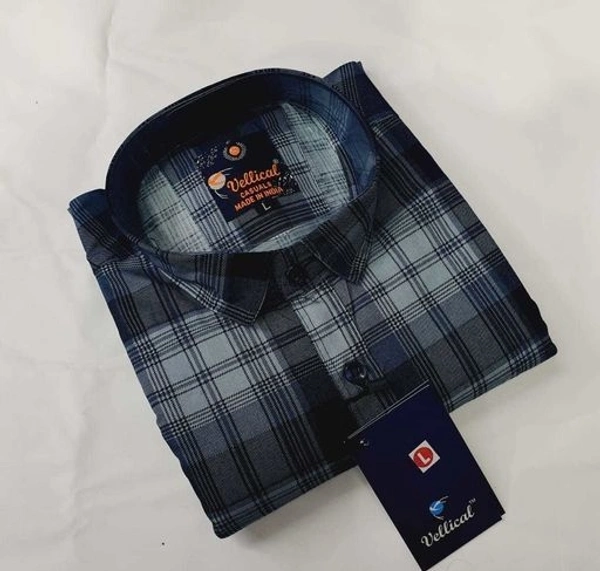 AGARWAL FASHION DESIGNER checks SHIRT(SS10308282)  - XXL , Sidhu Collection 