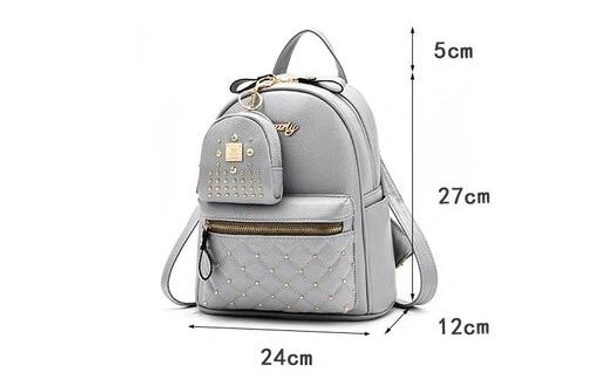 Voguish Attractive Women Backpacks(SS41285520)  - Grey, Sidhu Collection 