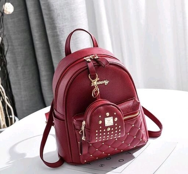Voguish Attractive Women Backpacks(SS41285520)  - Grey, Sidhu Collection 