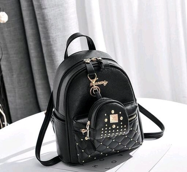 Voguish Attractive Women Backpacks(SS41285520)  - Grey, Sidhu Collection 