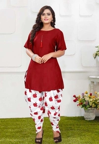 JNS NEW LUNCH KURTA WITH DIGITAL PRINT Dhoti (SS42092539)  - Navy Blue , XXL , Sidhu Collection 